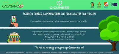 A Calvisano è in arrivo Q-Cumber, la piattaforma che premia l'ECO-FEDELTÀ !