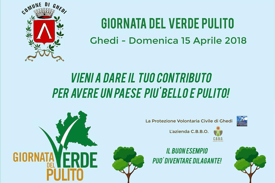 Giornata del Verde Pulito - Domenica 15 aprile, Ghedi