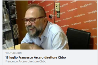 Il Direttore di C.B.B.O. in diretta a Temporadio