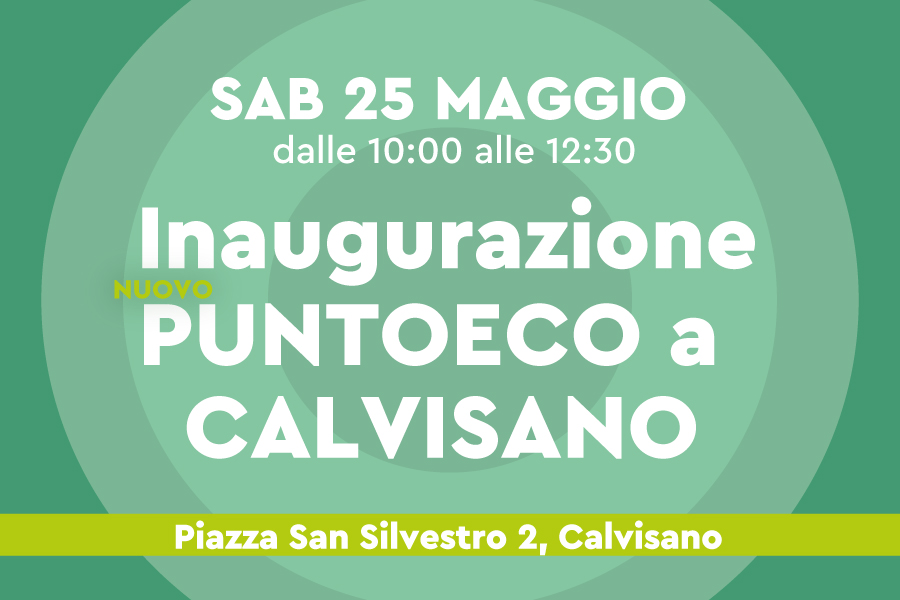 Apertura e inaugurazione nuovo PuntoEco a Calvisano