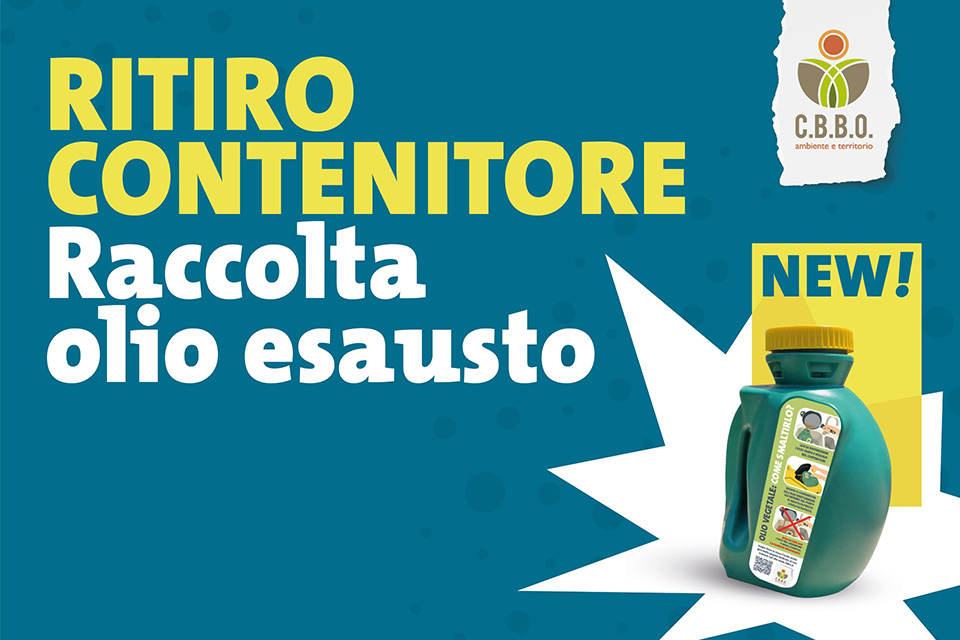 Disponibili i nuovi contenitori olio esausto