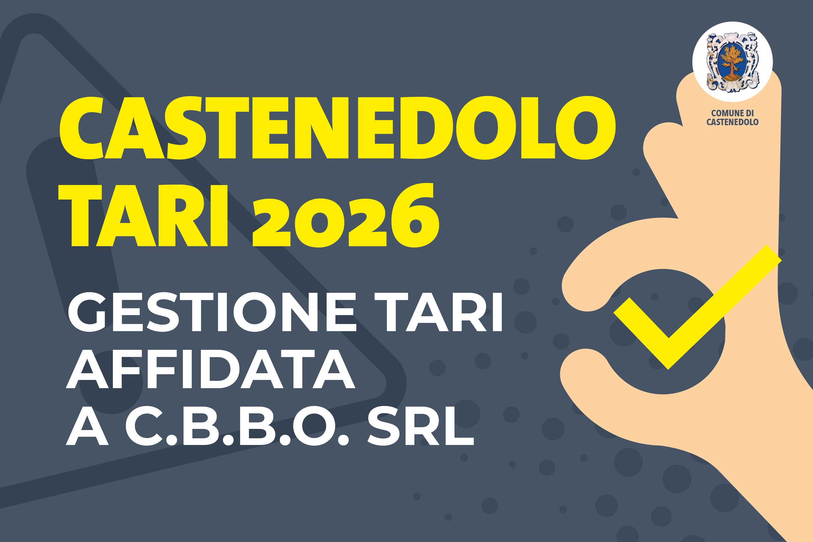 TARI 2026 A CASTENEDOLO: DA QUEST’ANNO LA GESTIONE È AFFIDATA A C.B.B.O. srl
